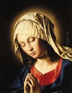 The Virgin In Prayer by Giovanni Battista Salvi