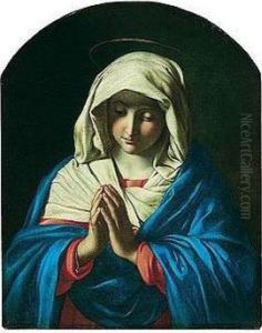 The Madonna In Prayer by Giovanni Battista Salvi