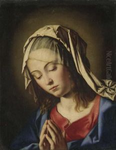 The Madonna At Prayer by Giovanni Battista Salvi