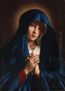 The Madonna At Prayer by Giovanni Battista Salvi