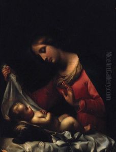 The Madonna And Child by Giovanni Battista Salvi