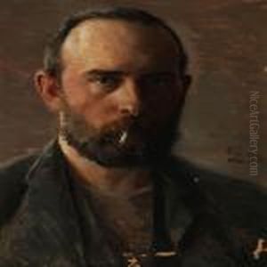 The Artist's Self-portrait With A Cigaret