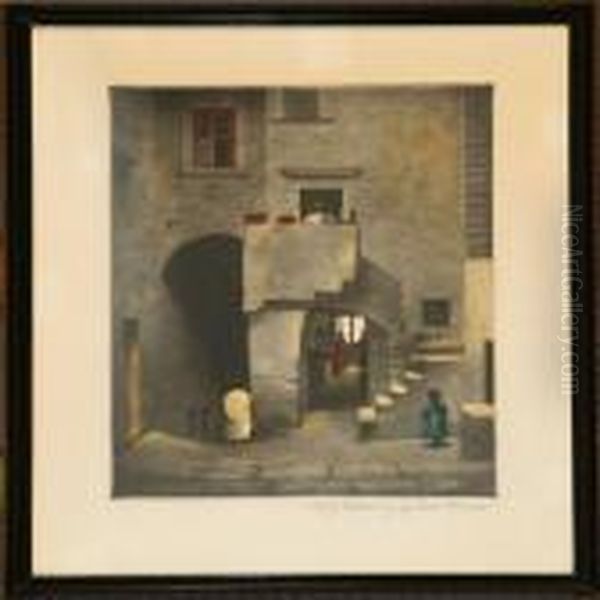 Street Scene And A Lady - view 1