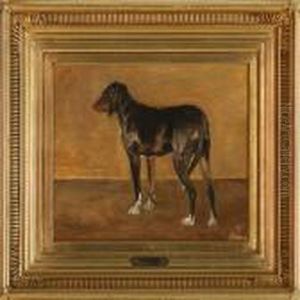 A Brown Sporting Dog by Peder Vilhelm Ilsted