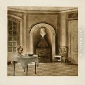 The Dining Room At Liselund by Peder Vilhelm Ilsted