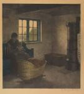 Fisherman's Room At Hornbaek. by Peder Vilhelm Ilsted