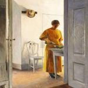 Interior From Liselund by Peder Vilhelm Ilsted