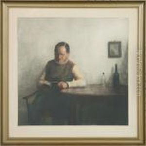 "hendrik" Interior With A Man "hendrik" Interior With A Man