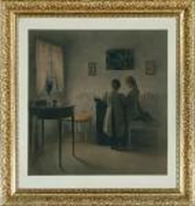 Two Playing Girls by Peder Vilhelm Ilsted