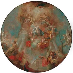 The Assumption of the Virgin - a modello for a dome