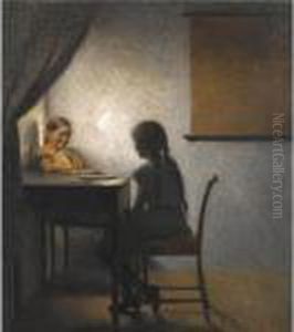 Efter Skole (after School) by Peder Vilhelm Ilsted
