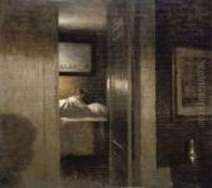 Interia¸r Med Kunstnerens Datter (interior With The Artist's Daughter) by Peder Vilhelm Ilsted