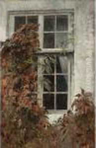 Garden Window In Liselund by Peder Vilhelm Ilsted