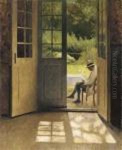 The Open Door by Peder Vilhelm Ilsted
