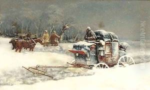 Snow bound by John Charles Maggs