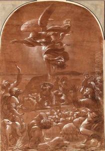 The Annunciation to the Shepherds by Lucio Massari