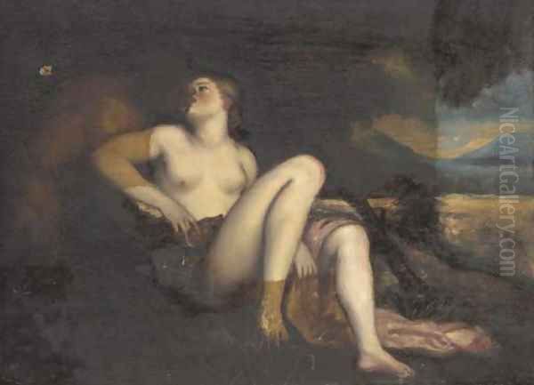 Pan and a sybil in an embrace - view 1