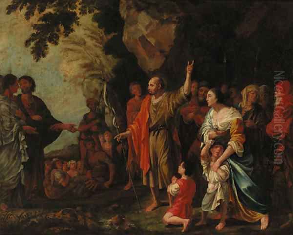 Saint John the Baptist preaching to the Multitude - view 1