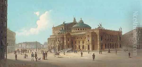Une vue de l'Opera, Place de la Madeleine, Paris - view 1
