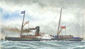 London and Ramsgate steamer Hobken (illustrated) by James Scott Maxwell