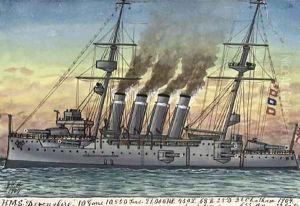 H.M.S. Centurion (illustrated)