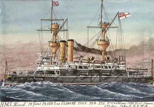 H.M.S. Hood (illustrated)