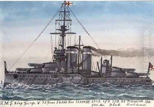 H.M.S. King George V (illustrated) by James Scott Maxwell
