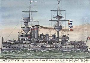 H.M.S. Royal Oak (illustrated) by James Scott Maxwell