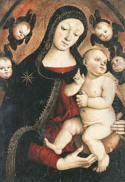 The Madonna and Child with Cherubs - view 1