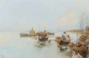 In the Venetian lagoon by Raffaele Mainella