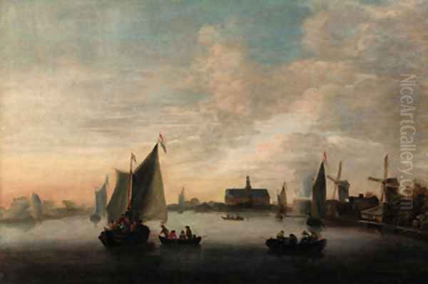 Shipping on the Haarlemmermeer - view 1