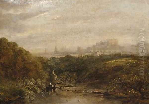 View of Edinburgh from the west - view 1