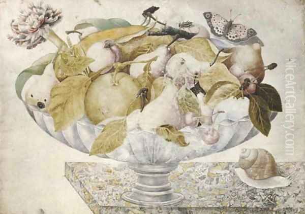 Still life with plums - view 1