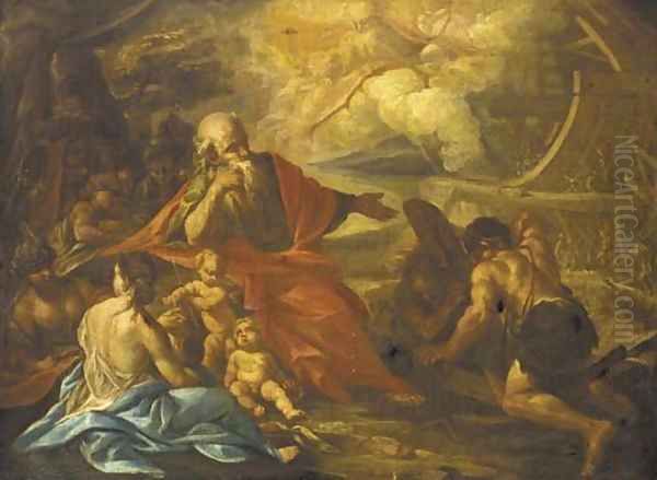 God instructing Noah - view 1