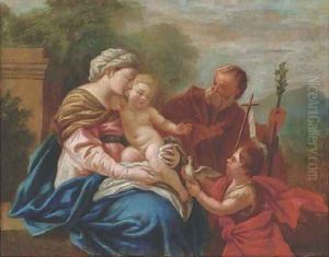 The Holy Family with the Infant Saint John the Baptist by Paolo di Matteis
