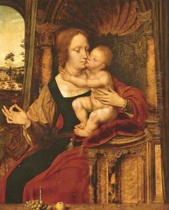 The Madonna of the Cherries by Quinten Massy