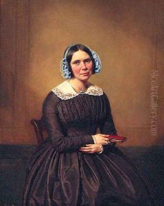 The Governess by Auguste Joseph Marie De Mersseman