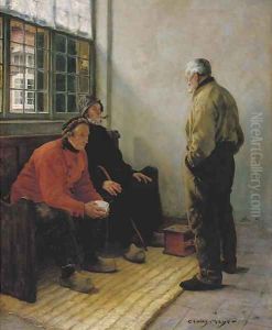 A Volendam interior by Claus Meyer