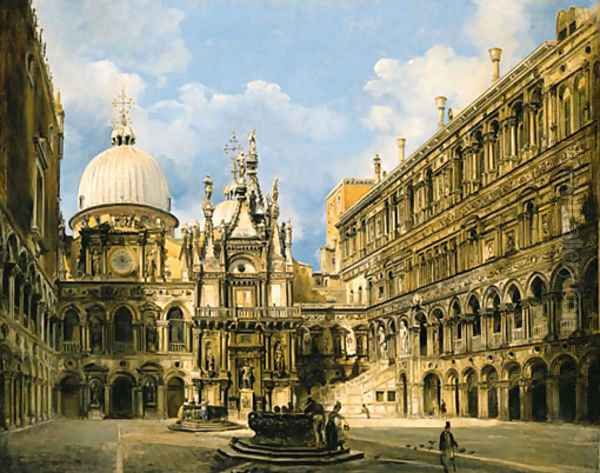 The Courtyard of the Doge's Palace, Venice - view 1