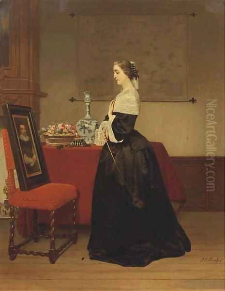Le portrait the absent lover - view 1