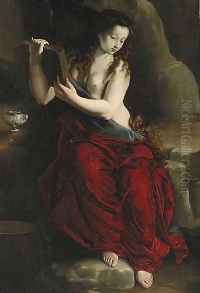 The Penitent Magdalen in the Desert - view 1