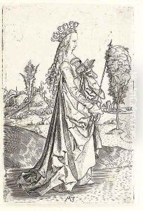 Saint Ursula by Master MZ