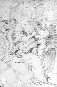 The Virgin and Child by Jacob Matham