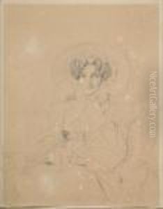 Portrait Presume De La Marquise De Beaumont