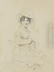 Portrait De La Comtesse Amedee De Pastoret by Jean Auguste Dominique Ingres