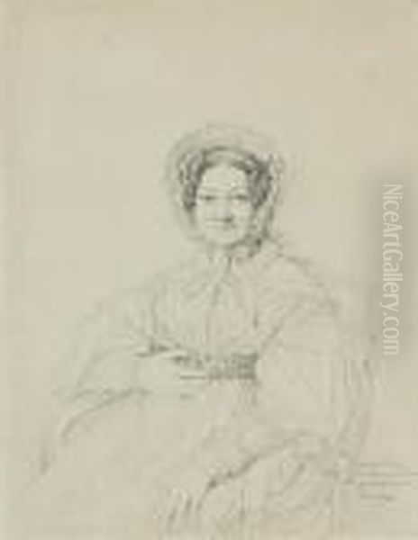 Portrait De Madame Jean-jacques-joseph Anfrye, Nee Louise-jeanne-hyacinthe Dastros - view 1