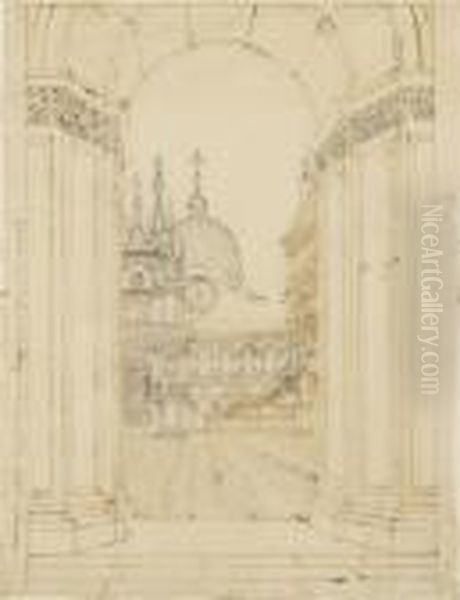 Vue De La Cour Du Palais Des Doges Et De L'escalier Des Geants Avenise - view 1