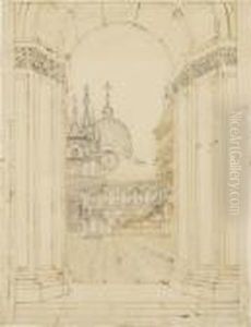 Vue De La Cour Du Palais Des Doges Et De L'escalier Des Geants Avenise