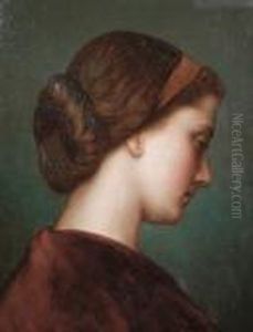 Portrait Of A Girl In A Red Hair Band