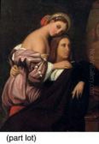A Portrait Of Raphael With 'la Fornarina'; And Nine Other Paintings - view 1